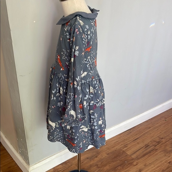 Mini Boden Blue and White Casual dress with Peter Pan Collar - Picture 4 of 10